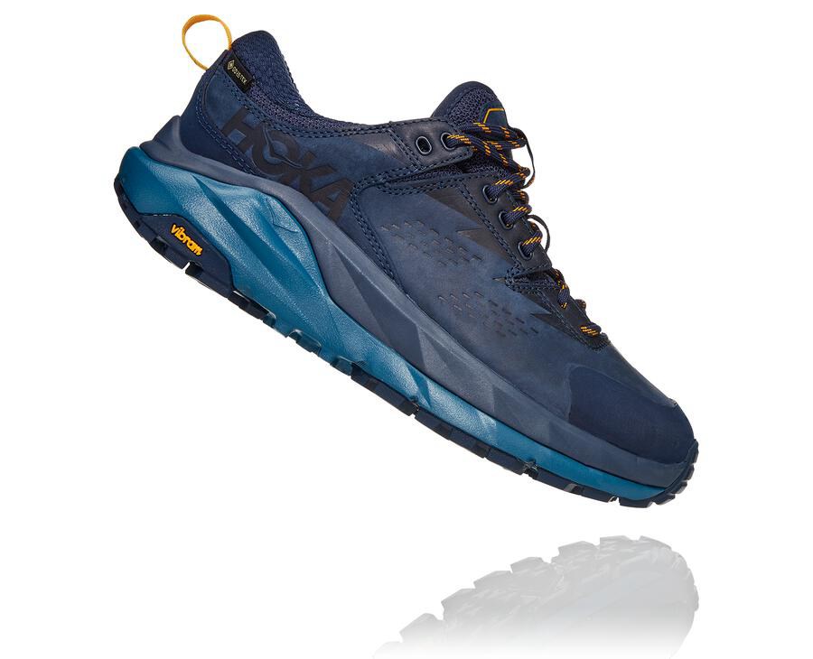 Hoka One One Trainers Womens Navy - Kaha Low GORE-TEX - 96738VWAF